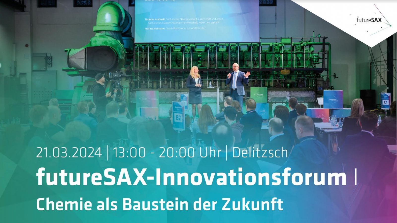 futureSAX-Innovationsforum I - Chemie als Baustein der Zukunft: Innovationen, Nachhaltigkeit und die Moleküle des Fortschrittes